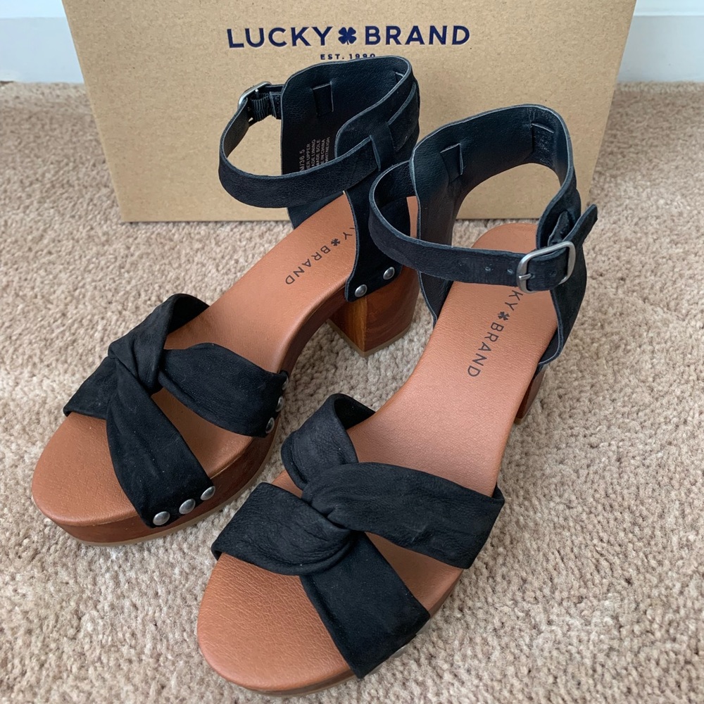 Black Lucky Brand Sandals
